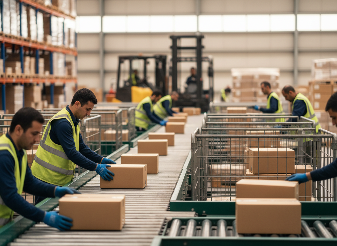 Parcel sorting